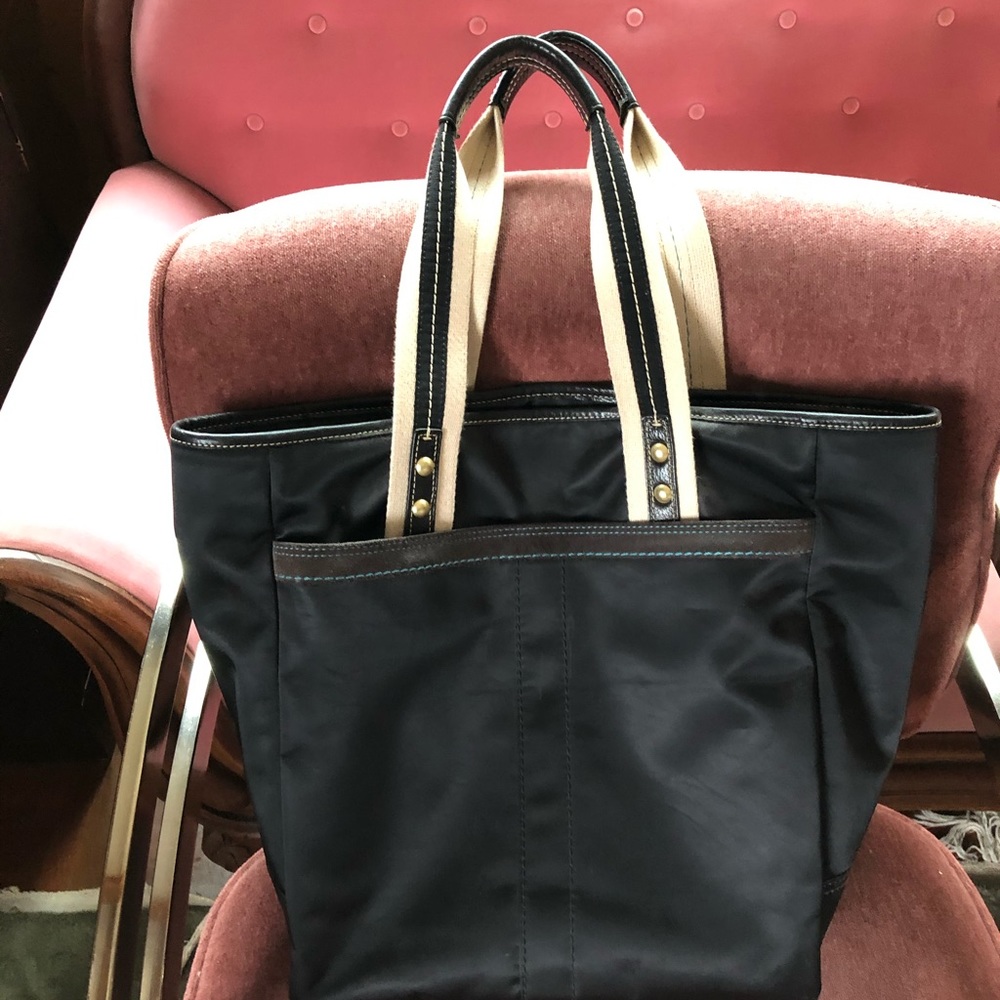 Authentic Black Coach Tote Bag - Picture 7 of 7
